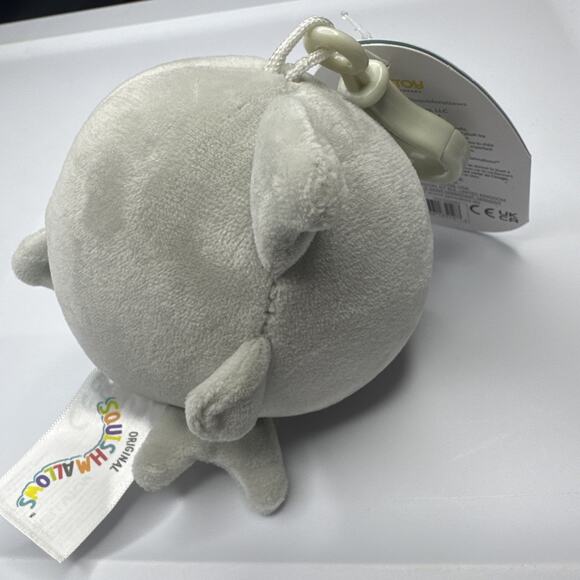 NWT Squishmallows Clip On Gordon The Gray Finned Shark 3.5" Plush Soft Toy - Picture 2 of 3